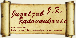 Jugoljub Radovanković vizit kartica